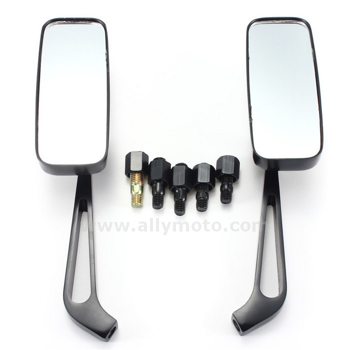 88 Universal Cnc Aluminum Motorcycle Handle Bar 8Mm 10Mm Rear View Side Mirrors Cruiser Chopper@3